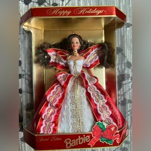 1997 10th anniversary holiday Barbie with error